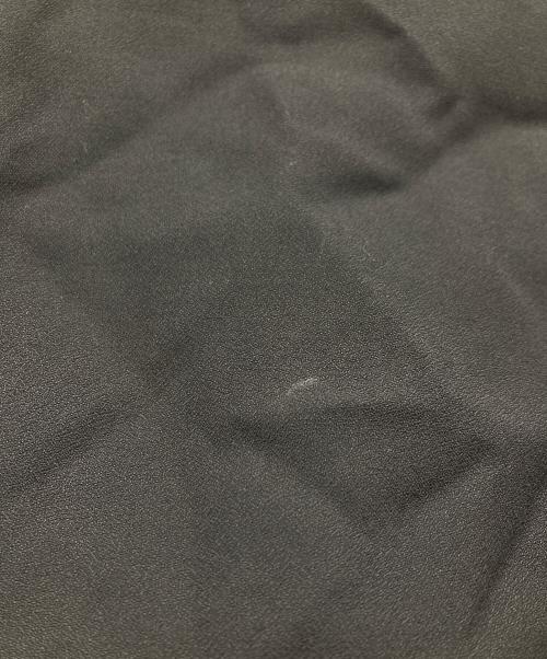 LARDINI（ラルディーニ）LARDINI (ラルディーニ) ウールシルク ノーカラージャケット ブラック サイズ:44の古着・服飾アイテム