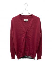 Maison Margiela（メゾンマルジェラ）の古着「ニットカーディガン」｜ボルドー
