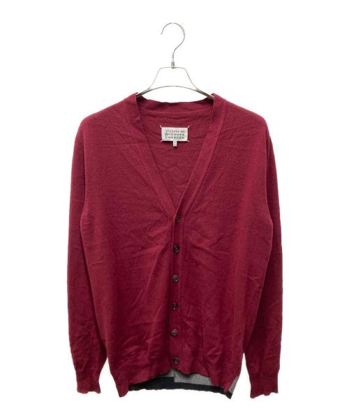 Maison Margiela（メゾンマルジェラ）Maison Margiela (メゾンマルジェラ) ニットカーディガン ボルドー サイズ:Mの古着・服飾アイテム