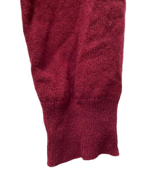 Maison Margiela（メゾンマルジェラ）Maison Margiela (メゾンマルジェラ) ニットカーディガン ボルドー サイズ:Mの古着・服飾アイテム