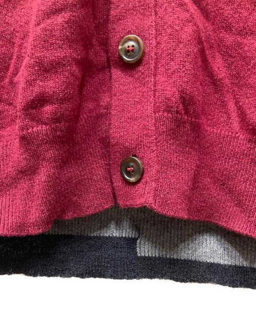 Maison Margiela（メゾンマルジェラ）Maison Margiela (メゾンマルジェラ) ニットカーディガン ボルドー サイズ:Mの古着・服飾アイテム