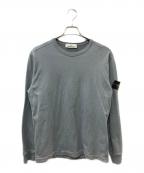 STONE ISLANDストーンアイランド）の古着「GAUZED COTTON L/S カットソー」｜グレー