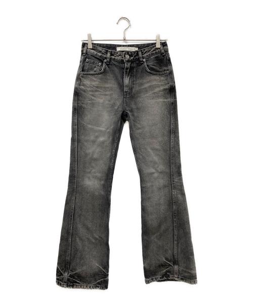 Matin Kim（マーティン・キム）Matin Kim (マーティン・キム) フレアデニムパンツ ブラック サイズ:Ｓの古着・服飾アイテム