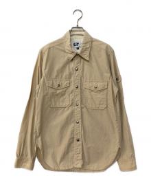 Engineered Garments（エンジニアド ガーメンツ）の古着「チンストワークシャツ」｜ベージュ