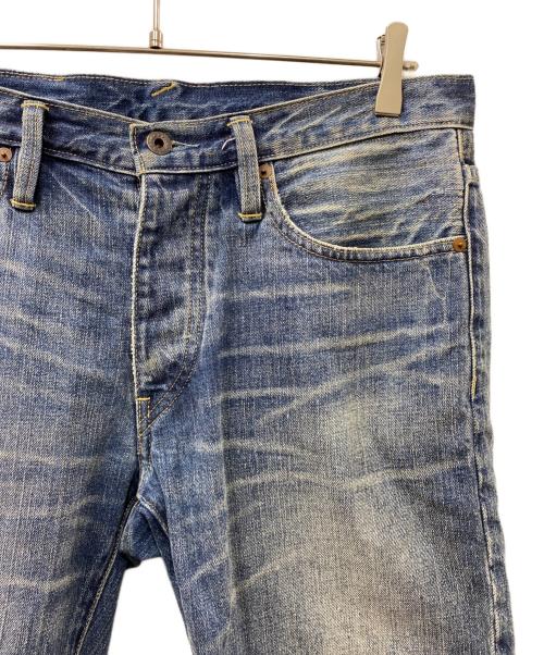 Rugby Ralph Lauren（ラグビーラルフローレン）Rugby Ralph Lauren (ラグビーラルフローレン) ビンテージ加工カットフデニムショーツ インディゴ サイズ:W31の古着・服飾アイテム