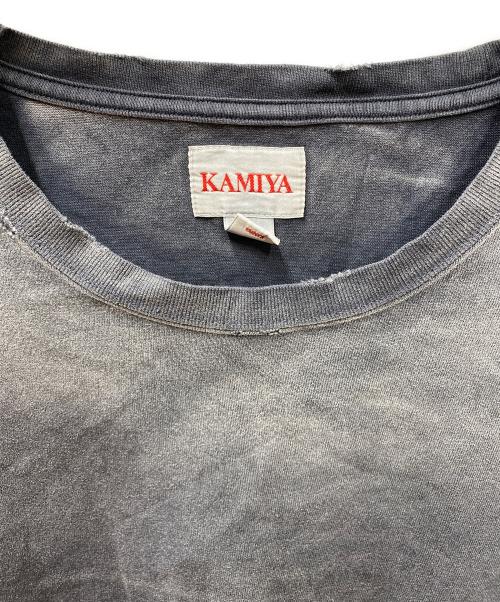 KAMIYA（カミヤ）KAMIYA (カミヤ) 24ss SKULL ROSE Printed T-shirt グレー サイズ:XLの古着・服飾アイテム