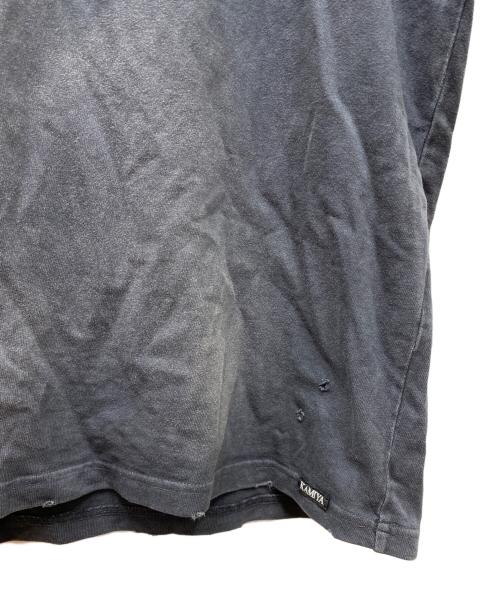 KAMIYA（カミヤ）KAMIYA (カミヤ) 24ss SKULL ROSE Printed T-shirt グレー サイズ:XLの古着・服飾アイテム