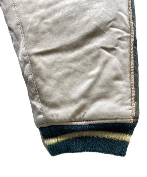 Maison MIHARA YASUHIRO（メゾン ミハラ ヤスヒロ）Maison MIHARA YASUHIRO (メゾン ミハラ ヤスヒロ) SOUVENIR JACKET グリーン×ホワイト サイズ:SIZE 48の古着・服飾アイテム