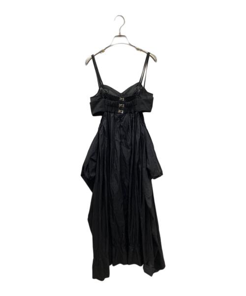 FRAY ID（フレイ アイディー）FRAY ID (フレイ アイディー) レイヤードビスチェドッキングワンピ ブラック サイズ:1の古着・服飾アイテム