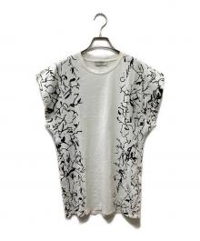 BALENCIAGA（バレンシアガ）の古着「ノースリーブTシャツ」｜ホワイト×ブラック