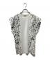 BALENCIAGA（バレンシアガ）の古着「ノースリーブTシャツ」｜ホワイト×ブラック