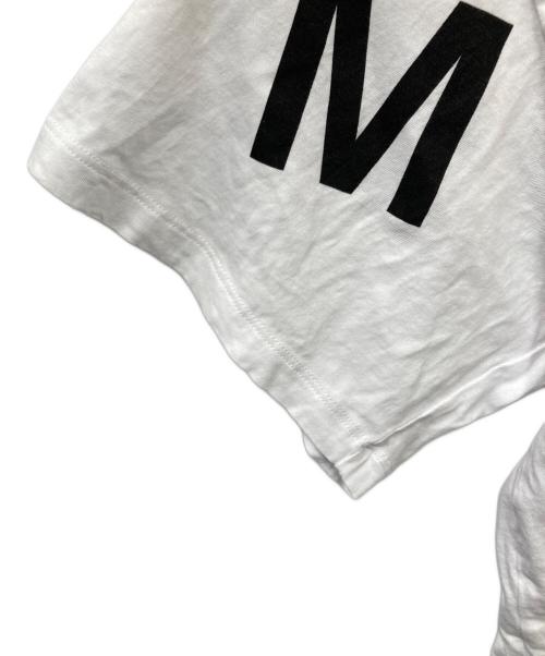 MM6 Maison Margiela（エムエムシックスメゾンマルジェラ）MM6 Maison Margiela (エムエムシックスメゾンマルジェラ) ロゴTEE ホワイト サイズ:14（キッズサイズ）の古着・服飾アイテム
