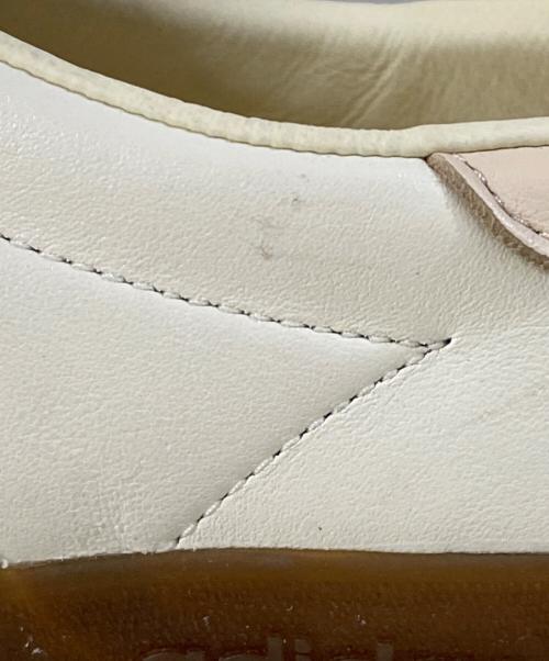 adidas（アディダス）adidas (アディダス) FOOT INDUSTRY (フットインダストリー) GAZELLE INDOOR ローカットスニーカー アイボリー サイズ:27.5cmの古着・服飾アイテム