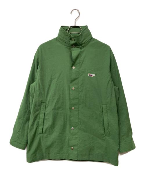 Onitsuka Tiger（オニツカタイガー）Onitsuka Tiger (オニツカタイガー) BLOUSON ナイロンコーチジャケット グリーン サイズ:Mの古着・服飾アイテム