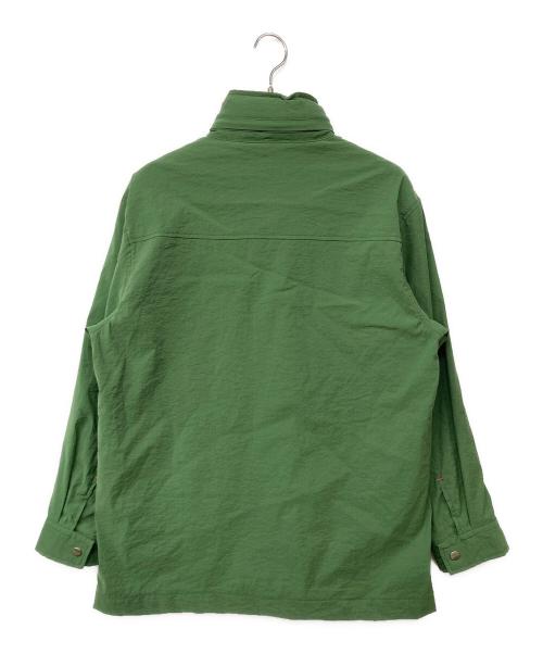 Onitsuka Tiger（オニツカタイガー）Onitsuka Tiger (オニツカタイガー) BLOUSON ナイロンコーチジャケット グリーン サイズ:Mの古着・服飾アイテム