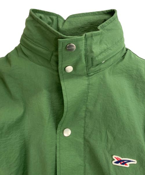 Onitsuka Tiger（オニツカタイガー）Onitsuka Tiger (オニツカタイガー) BLOUSON ナイロンコーチジャケット グリーン サイズ:Mの古着・服飾アイテム