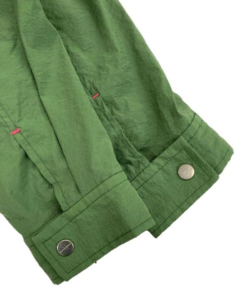 Onitsuka Tiger（オニツカタイガー）Onitsuka Tiger (オニツカタイガー) BLOUSON ナイロンコーチジャケット グリーン サイズ:Mの古着・服飾アイテム