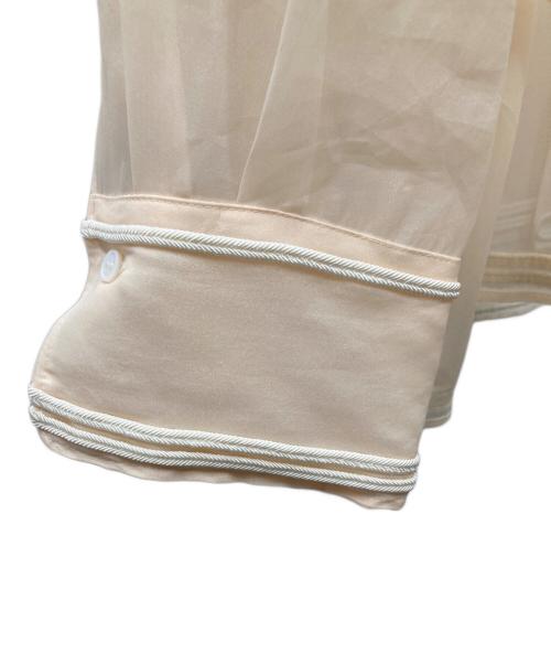 IENA LA BOUCLE（イエナ ラ ブークル）IENA LA BOUCLE (イエナ ラ ブークル) コードエンブシアーシャツ ベージュ サイズ:Freeの古着・服飾アイテム