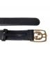 GUCCI (グッチ) GGロゴ レザーベルト ブラック サイズ:85/34：10000円