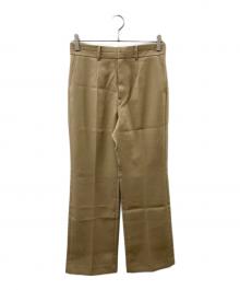 Noble（ノーブル）の古着「ルナサテンコンフォートパンツ」｜ベージュ