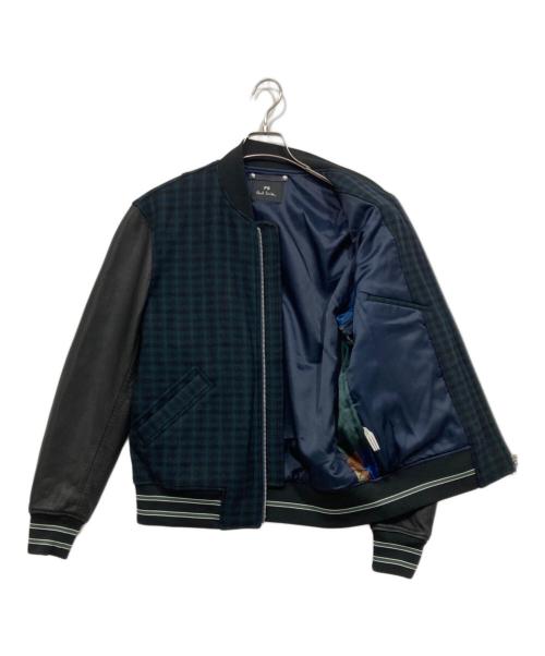 PS Paul Smith（ＰＳポールスミス）PS Paul Smith (ＰＳポールスミス) チェック切替ブルゾン マルチカラー サイズ:Mの古着・服飾アイテム