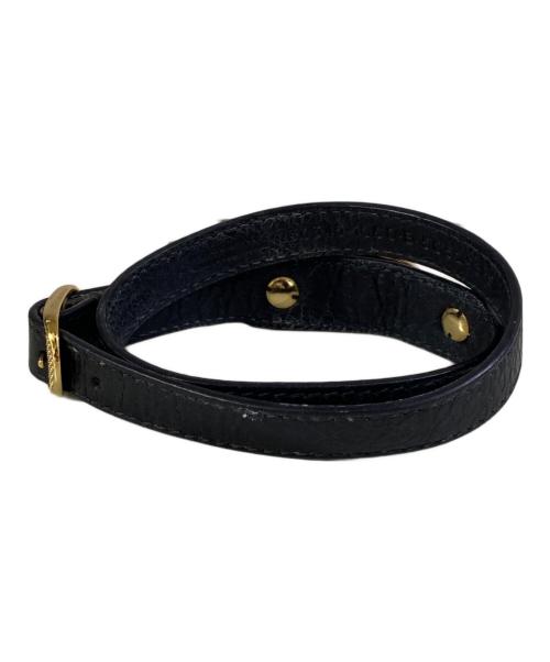 BALENCIAGA（バレンシアガ）BALENCIAGA (バレンシアガ) ジャイアントスタッズブレスレット ブラック サイズ:OneSizeの古着・服飾アイテム