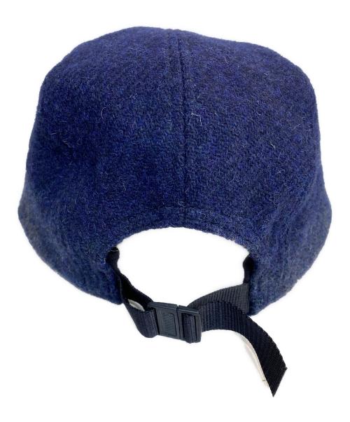 SUPREME（シュプリーム）SUPREME (シュプリーム) Harris Tweed (ハリスツイード) 16AW Harris Tweed Camp Cap ネイビーの古着・服飾アイテム