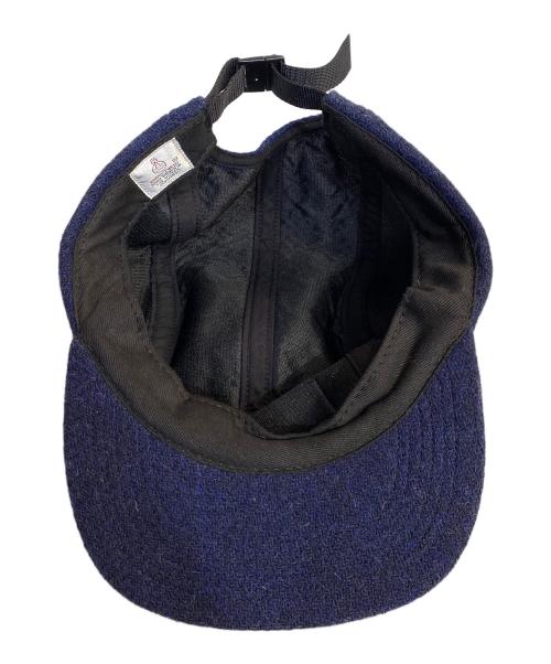 SUPREME（シュプリーム）SUPREME (シュプリーム) Harris Tweed (ハリスツイード) 16AW Harris Tweed Camp Cap ネイビーの古着・服飾アイテム
