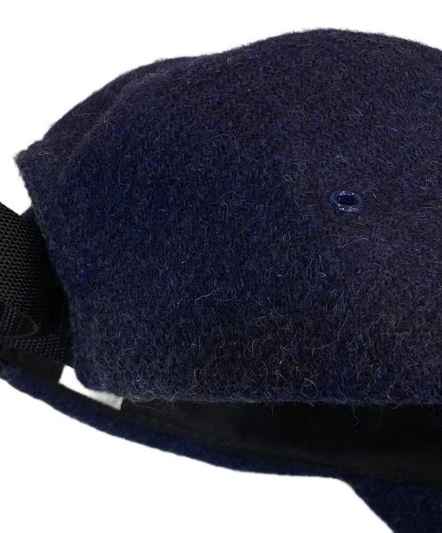 SUPREME（シュプリーム）SUPREME (シュプリーム) Harris Tweed (ハリスツイード) 16AW Harris Tweed Camp Cap ネイビーの古着・服飾アイテム