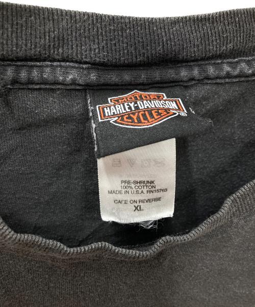 HARLEY-DAVIDSON（ハーレーダビッドソン）HARLEY-DAVIDSON (ハーレーダビッドソン) フェードプリントTシャツ ブラック サイズ:XLの古着・服飾アイテム