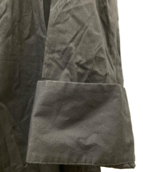 Mikio Sakabe（ミキオサカベ）Mikio Sakabe (ミキオサカベ) パフショルダーシャツワンピース ブラック サイズ:FREEの古着・服飾アイテム