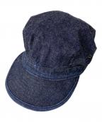 RRLダブルアールエル）の古着「デニムワークキャップ」｜インディゴ