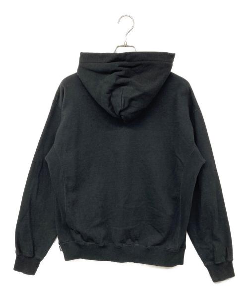 THE BLACK EYE PATCH（ブラックアイパッチ）THE BLACK EYE PATCH (ブラックアイパッチ) OG LABEL HOODIE BLACK ロゴプリントパーカー ブラック サイズ:Mの古着・服飾アイテム