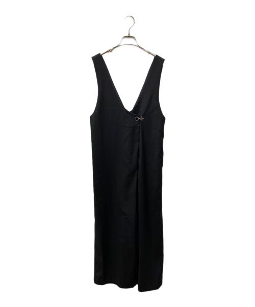 UN3D.（アンスリード）UN3D. (アンスリード) サロペット ブラック サイズ:38 未使用品の古着・服飾アイテム