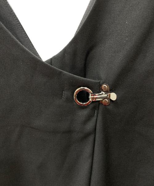 UN3D.（アンスリード）UN3D. (アンスリード) サロペット ブラック サイズ:38 未使用品の古着・服飾アイテム