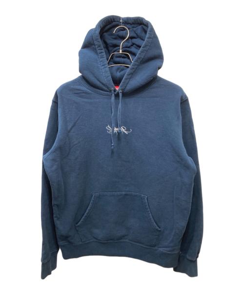 SUPREME（シュプリーム）Supreme (シュプリーム) 19ss Tag Logo Hooded Sweatshirt ネイビー サイズ:Mの古着・服飾アイテム