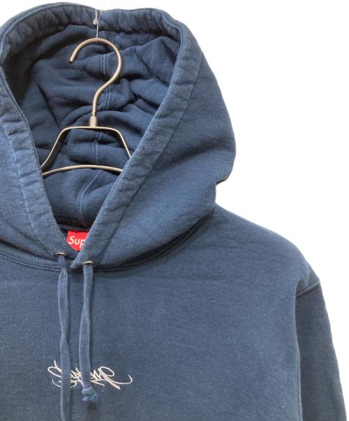 SUPREME（シュプリーム）Supreme (シュプリーム) 19ss Tag Logo Hooded Sweatshirt ネイビー サイズ:Mの古着・服飾アイテム