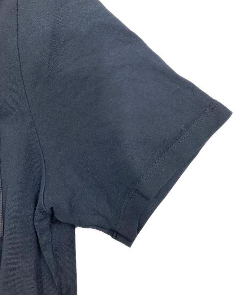 PRADA（プラダ）PRADA (プラダ) ロゴ Vネック ポケットTシャツ ブラック サイズ:XSの古着・服飾アイテム