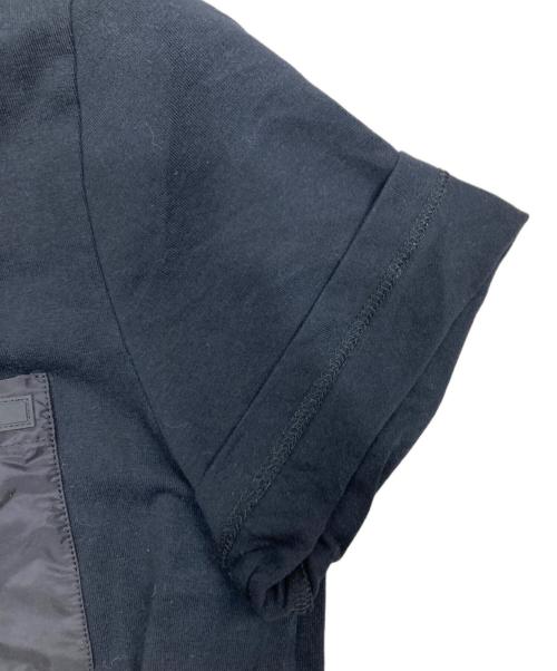 PRADA（プラダ）PRADA (プラダ) ロゴ Vネック ポケットTシャツ ブラック サイズ:XSの古着・服飾アイテム