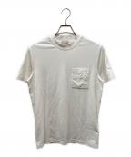 MONCLERモンクレール）の古着「ポケットTシャツ」｜ホワイト