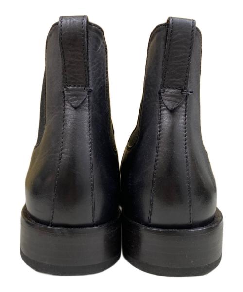 ERMENEGILDO ZEGNA（エルメネジルド・ゼニア）Ermenegildo Zegna (エルメネジルド・ゼニア) ウイングチップサイドゴアブーツ ブラック サイズ:8 1/2の古着・服飾アイテム