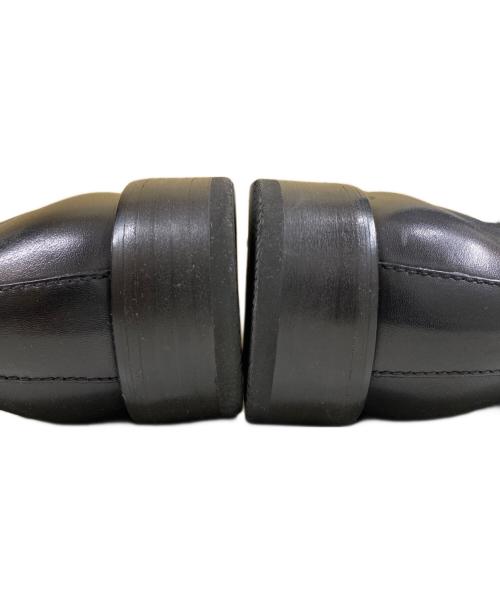 ERMENEGILDO ZEGNA（エルメネジルド・ゼニア）Ermenegildo Zegna (エルメネジルド・ゼニア) ウイングチップサイドゴアブーツ ブラック サイズ:8 1/2の古着・服飾アイテム