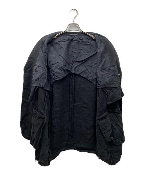 COMME des GARCONS HOMME（コムデギャルソン オム）COMME des GARCONS HOMME (コムデギャルソン オム) 90S リネンレーヨン3Bジャケット ブラック サイズ:Mの古着・服飾アイテム