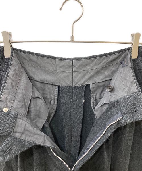 COMME des GARCONS HOMME（コムデギャルソン オム）COMME des GARCONS HOMME (コムデギャルソン オム) 90S リネンレーヨン2タックスラックス ブラック サイズ:Sの古着・服飾アイテム