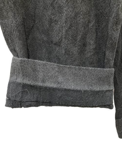 COMME des GARCONS HOMME（コムデギャルソン オム）COMME des GARCONS HOMME (コムデギャルソン オム) 90S リネンレーヨン2タックスラックス ブラック サイズ:Sの古着・服飾アイテム