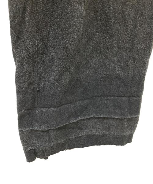 COMME des GARCONS HOMME（コムデギャルソン オム）COMME des GARCONS HOMME (コムデギャルソン オム) 90S リネンレーヨン2タックスラックス ブラック サイズ:Sの古着・服飾アイテム