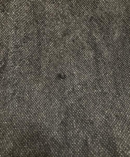 COMME des GARCONS HOMME（コムデギャルソン オム）COMME des GARCONS HOMME (コムデギャルソン オム) 90S リネンレーヨン2タックスラックス ブラック サイズ:Sの古着・服飾アイテム