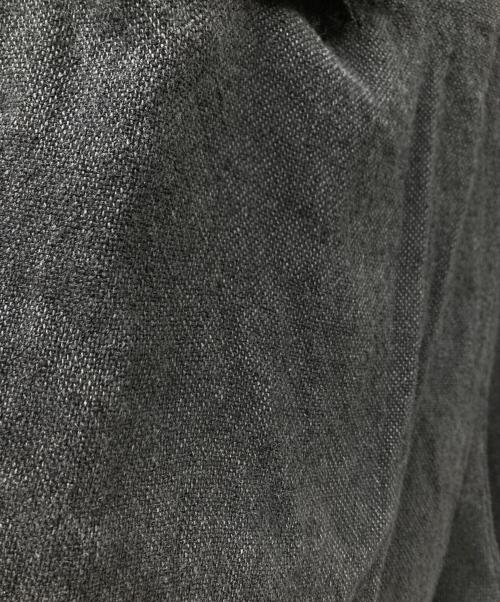 COMME des GARCONS HOMME（コムデギャルソン オム）COMME des GARCONS HOMME (コムデギャルソン オム) 90S リネンレーヨン2タックスラックス ブラック サイズ:Sの古着・服飾アイテム