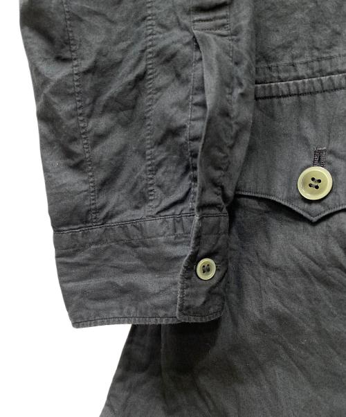 BLACK COMME des GARCONS（ブラックコムデギャルソン）BLACK COMME des GARCONS (ブラックコムデギャルソン) ロングシャツ ブラック サイズ:SIZE XLの古着・服飾アイテム