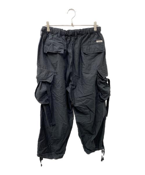 COOTIE PRODUCTIONS（クーティープロダクツ）COOTIE PRODUCTIONS (クーティープロダクツ) Back Satin Error Fit Cargo Easy Pants ブラック サイズ:SIZE Mの古着・服飾アイテム